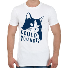 PRINTFASHION Could u not - Férfi póló - Fehér férfi póló