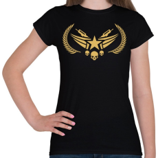 PRINTFASHION Counter Strike: Global Offensive Nova Rank - Női póló - Fekete