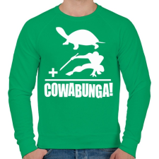 PRINTFASHION Cowabunga 1 - Férfi pulóver - Zöld férfi pulóver, kardigán