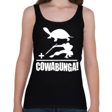 PRINTFASHION Cowabunga 1 - Női atléta - Fekete