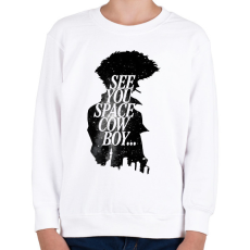 PRINTFASHION Cowboy bebop - Gyerek pulóver - Fehér