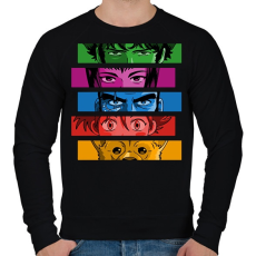 PRINTFASHION Cowboy Bebop too good too bad - Férfi pulóver - Fekete