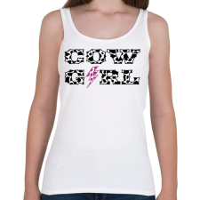 PRINTFASHION Cowgirl - Boci - Női atléta - Fehér női trikó