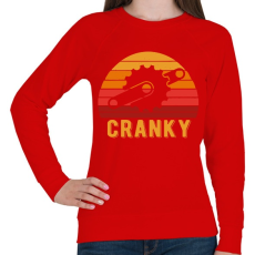 PRINTFASHION Cranky - Női pulóver - Piros