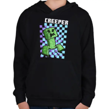 PRINTFASHION Creeper - Gyerek kapucnis pulóver - Fekete gyerek pulóver, kardigán