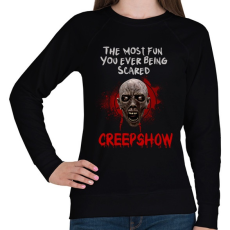 PRINTFASHION creepshow - Női pulóver - Fekete
