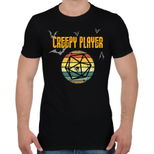 PRINTFASHION Creepy player - Férfi póló - Fekete férfi póló
