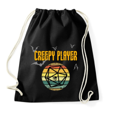PRINTFASHION Creepy player - Sportzsák, Tornazsák - Fekete tornazsák