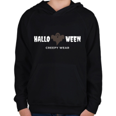 PRINTFASHION CREEPY WEAR - Gyerek kapucnis pulóver - Fekete