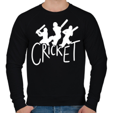 PRINTFASHION Cricket - Férfi pulóver - Fekete