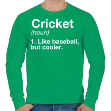 PRINTFASHION Cricket - Férfi pulóver - Zöld férfi pulóver, kardigán