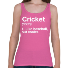 PRINTFASHION Cricket - Női atléta - Rózsaszín női trikó