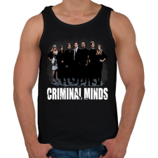 PRINTFASHION CRIMINAL MINDS - Férfi atléta - Fekete atléta, trikó