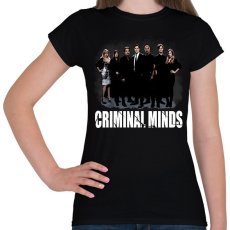 PRINTFASHION CRIMINAL MINDS - Női póló - Fekete
