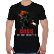 PRINTFASHION crisis - Férfi póló - Fekete férfi póló