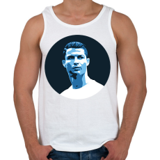 PRINTFASHION Cristiano Ronaldo - Férfi atléta - Fehér