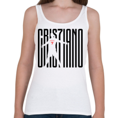 PRINTFASHION Cristiano Ronaldo - Női atléta - Fehér