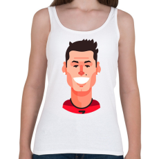 PRINTFASHION Cristiano Ronaldo - Női atléta - Fehér