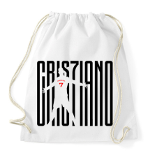 PRINTFASHION Cristiano Ronaldo - Sportzsák, Tornazsák - Fehér tornazsák