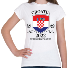 PRINTFASHION Croatia 2022 - Női póló - Fehér női póló