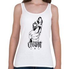 PRINTFASHION Crossfit harcos - Női atléta - Fehér női trikó