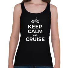 PRINTFASHION CRUISE - Női atléta - Fekete női trikó