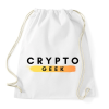 PRINTFASHION crypto geek - Sportzsák, Tornazsák - Fehér