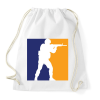 PRINTFASHION CS2 logo - Sportzsák, Tornazsák - Fehér