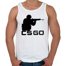 PRINTFASHION CS:GO - Férfi atléta - Fehér