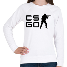 PRINTFASHION CS:GO - Női pulóver - Fehér