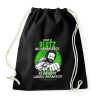 PRINTFASHION Csak a deutz ad nekem erőt - Sportzsák, Tornazsák - Fekete