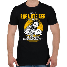 PRINTFASHION Csak a rába steiger ad erőt - Férfi póló - Fekete
