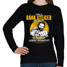 PRINTFASHION Csak a rába steiger ad erőt - Női pulóver - Fekete női pulóver, kardigán