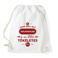 PRINTFASHION Csak kell egy Volkswagen - Sportzsák, Tornazsák - Fehér tornazsák