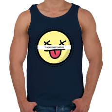 PRINTFASHION Csak másnapos vagyok - Férfi atléta - Sötétkék