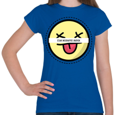 PRINTFASHION Csak másnapos vagyok - Női póló - Királykék női póló