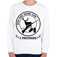 PRINTFASHION Csak még egy fegyver - Gyerek pulóver - Fehér gyerek pulóver, kardigán
