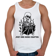 PRINTFASHION Csak még egy fejezet - Férfi atléta - Fehér atléta, trikó