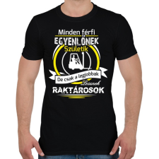 PRINTFASHION Csak nyugi raktáros vagyok 02 - Férfi póló - Fekete férfi póló