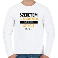 PRINTFASHION Csak vicceltem - Férfi - Férfi pulóver - Fehér férfi pulóver, kardigán