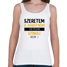 PRINTFASHION Csak vicceltem - Férfi - Női atléta - Fehér