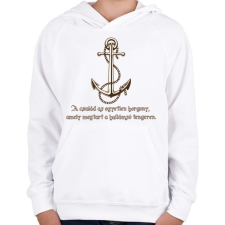 PRINTFASHION Család - Gyerek kapucnis pulóver - Fehér gyerek pulóver, kardigán