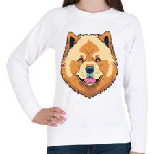 PRINTFASHION Csau csau - Női pulóver - Fehér női pulóver, kardigán