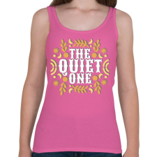 PRINTFASHION Csendes - Női atléta - Rózsaszín női trikó