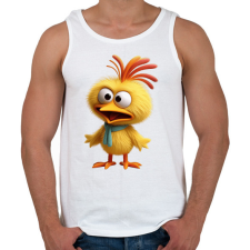 PRINTFASHION Csibe 01 - Férfi atléta - Fehér atléta, trikó