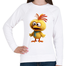 PRINTFASHION Csibe 01 - Női pulóver - Fehér