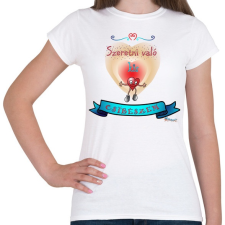PRINTFASHION Csibész - Női póló - Fehér női póló
