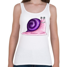 PRINTFASHION csigabiga-001 - Női atléta - Fehér női trikó