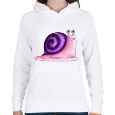 PRINTFASHION csigabiga-001 - Női kapucnis pulóver - Fehér női pulóver, kardigán