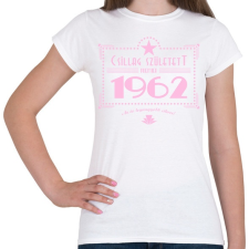 PRINTFASHION csillag-1962-pink - Női póló - Fehér női póló